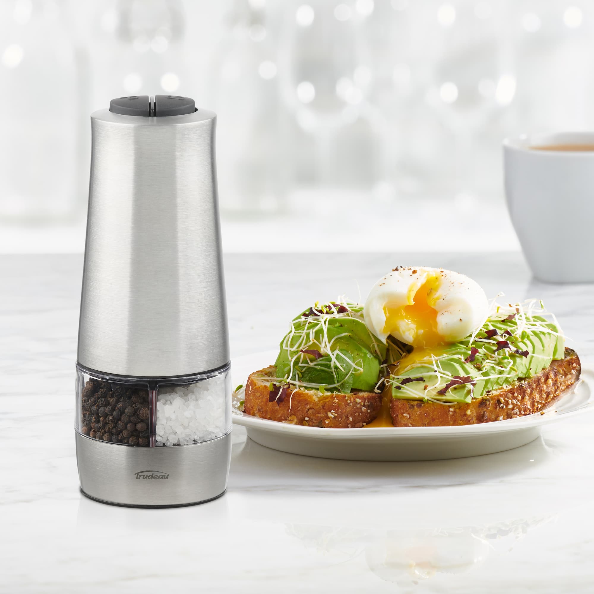 Trudeau® 7" Stainless Steel Duo Battery Mill